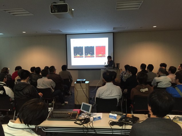 Mr. Ichikawa during his talk (Click to enlarge)