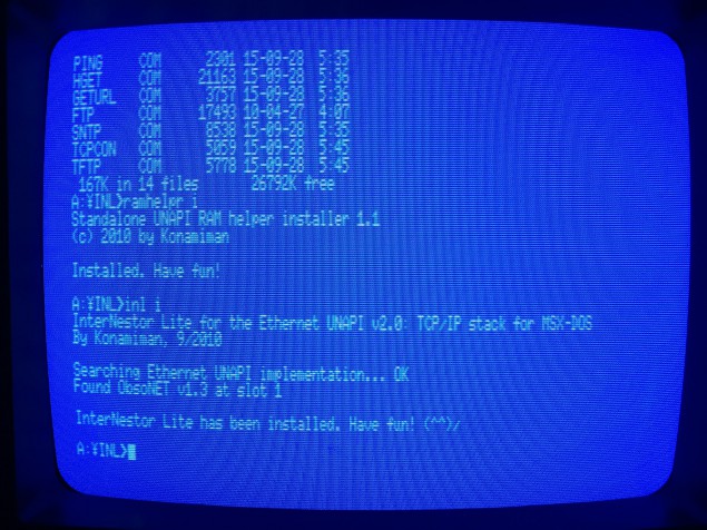 Installing InterNestor Lite (Click to enlarge)