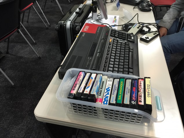 Sony HB-F1XD with cartridges (Click to enlarge)