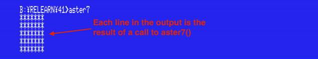 ASTER7 running (Click to enlarge)